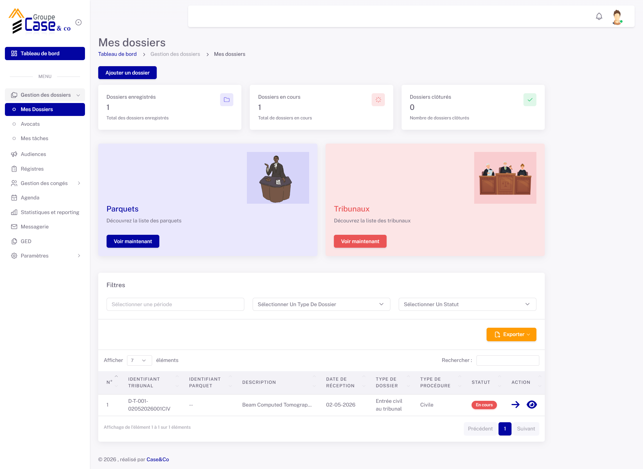 Diba Justice, application de gestion pour cabinets juridiques
